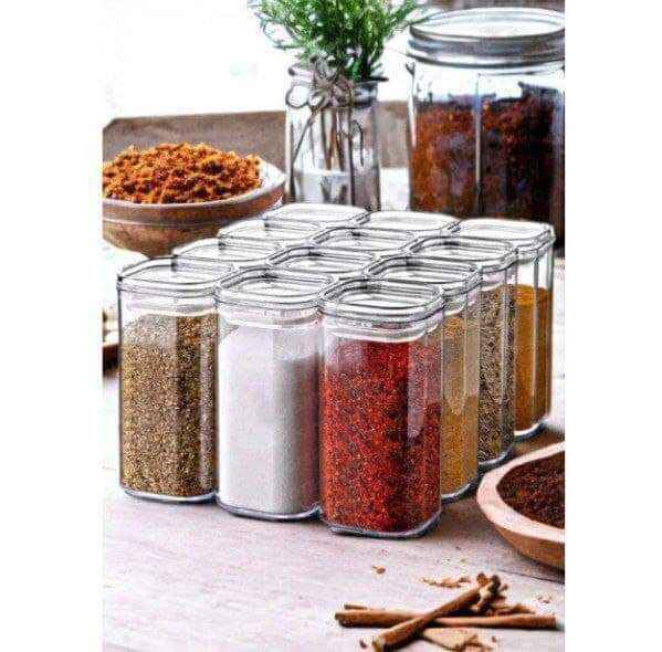 طقم التوابل الأكريليك