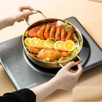 5  pc طقم طاسات تقديم  استانلس جولد