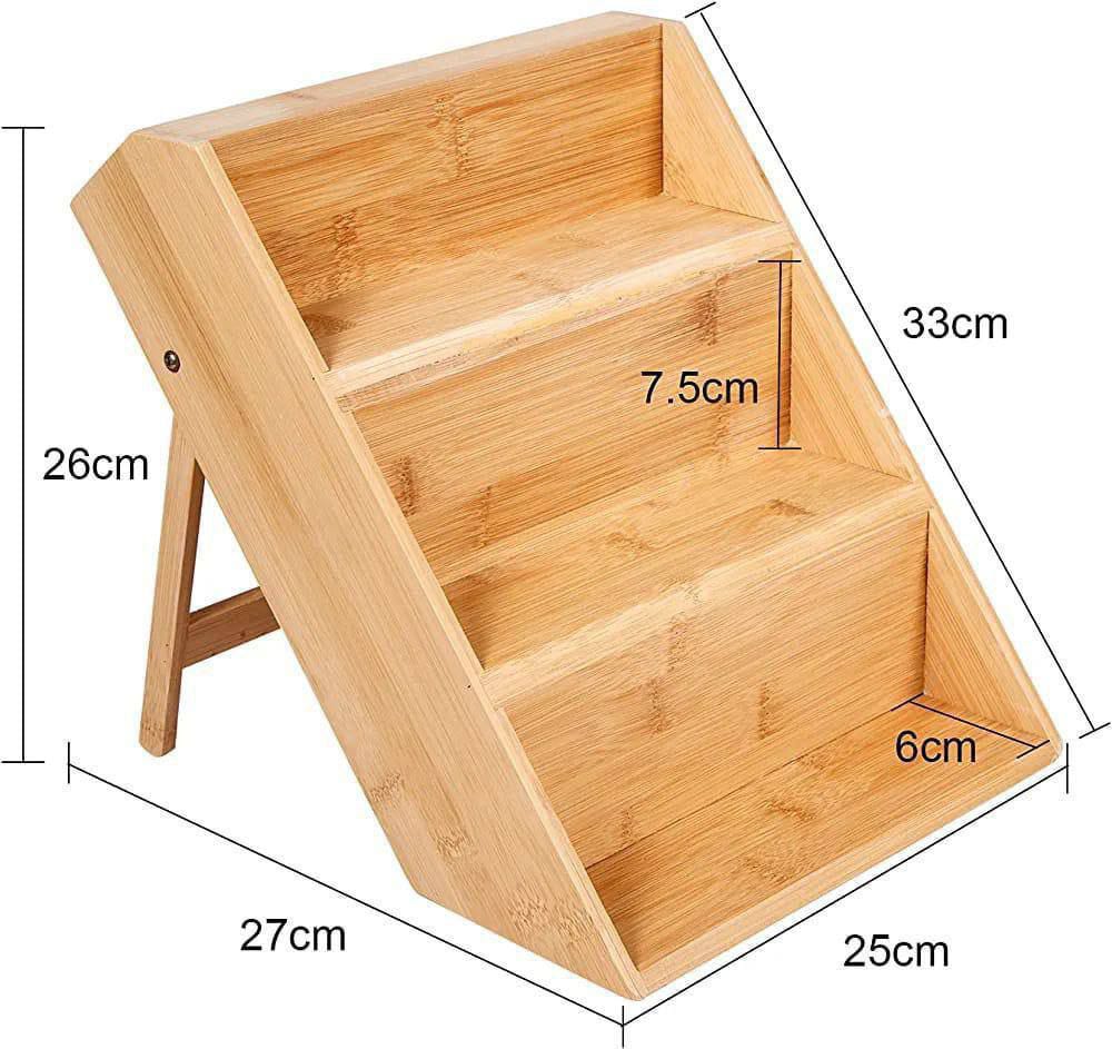 سلم خشب منظم للتوابل