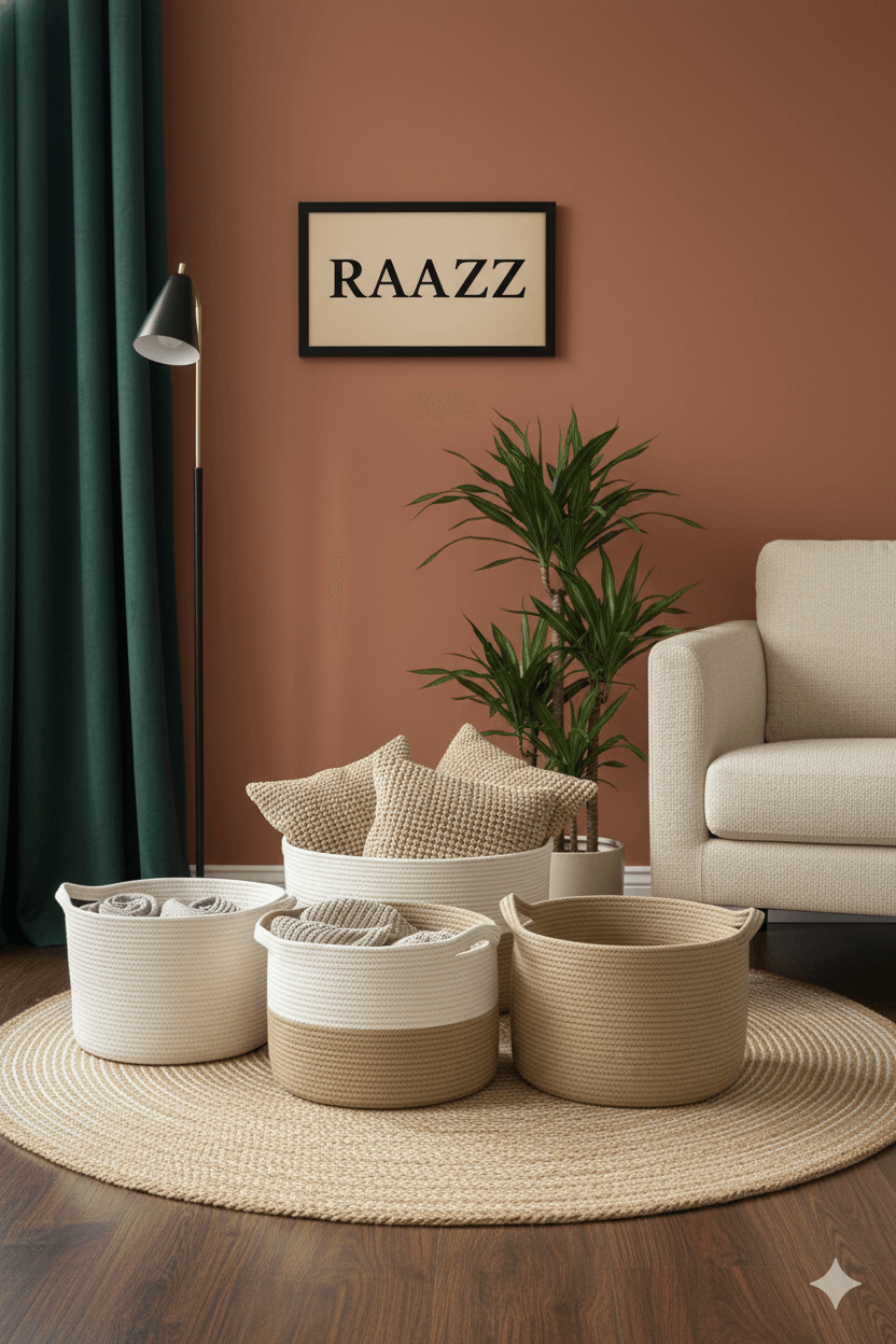 سلال تنظيم المنزل،