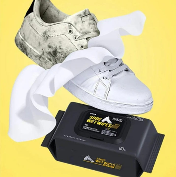 منديل مبلل لتنظيف الأحذية والشنط والمحافظ 