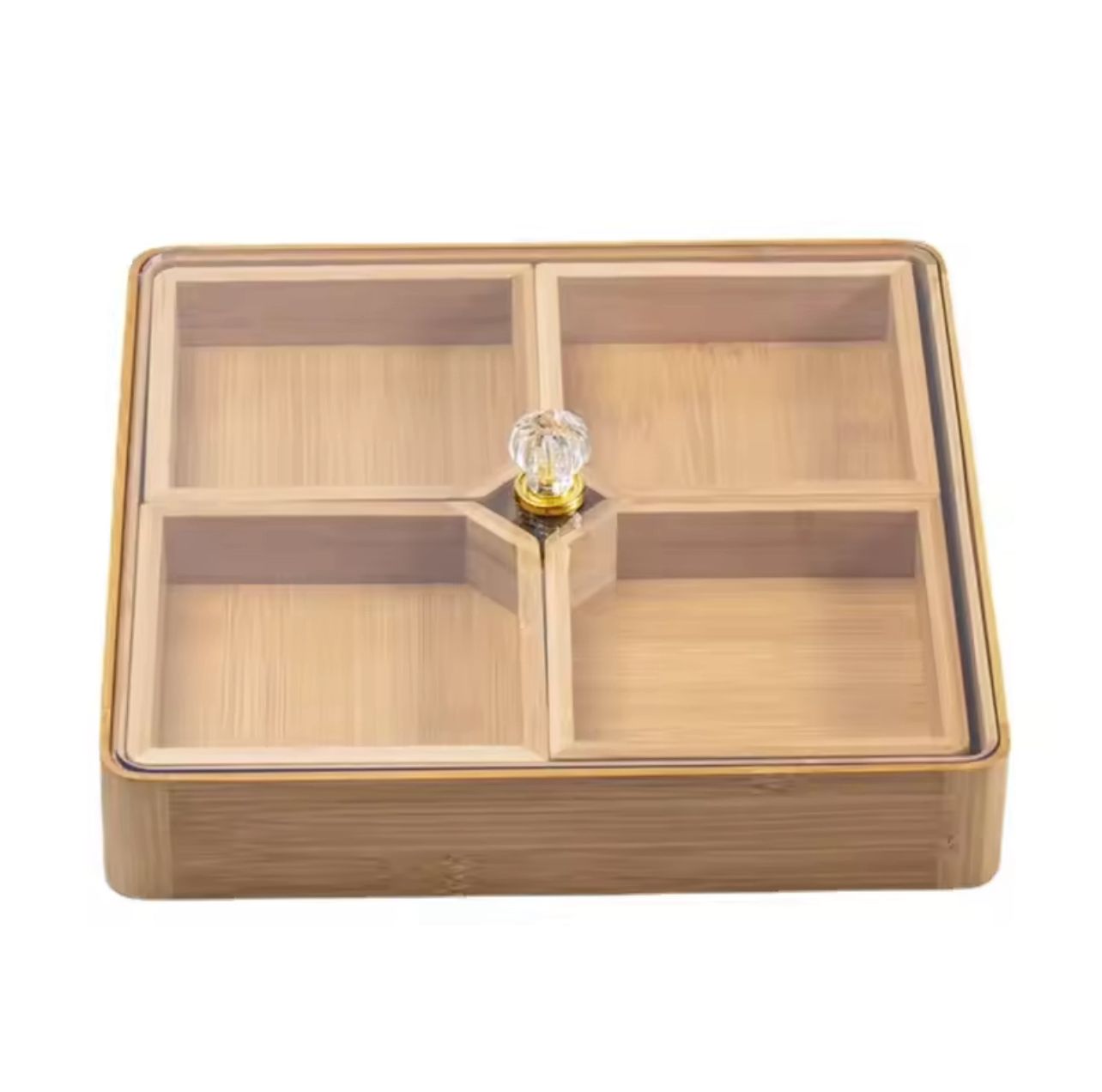 طبق مكسرات بامبو