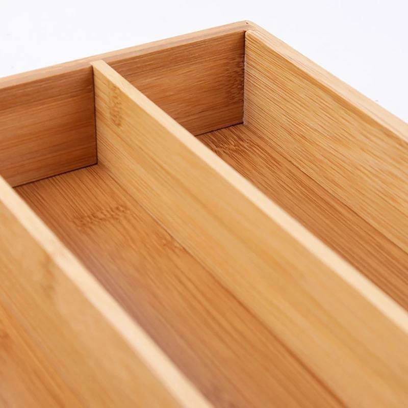 منظم درج خشب بامبو