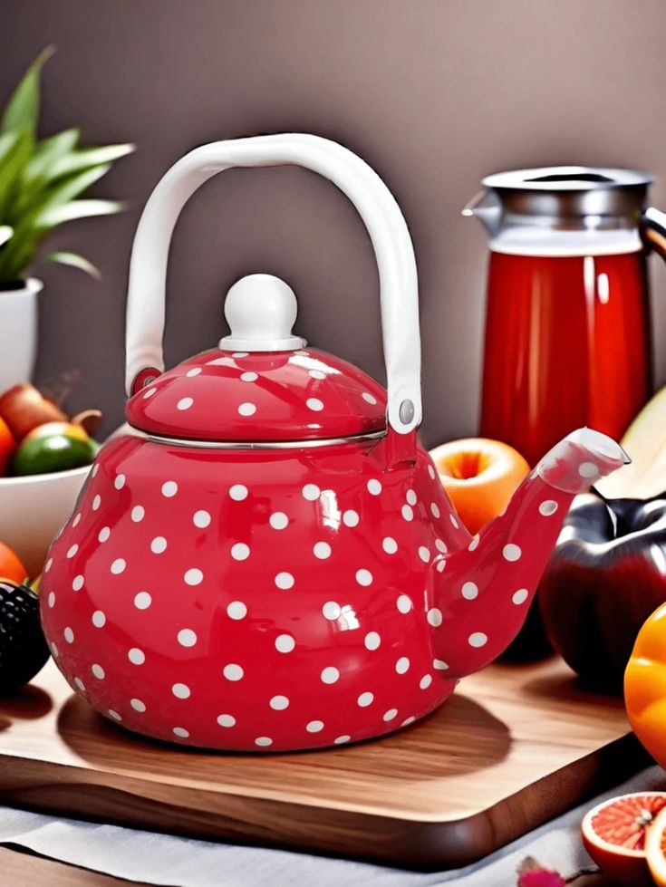 براد صاج منقط بتصميم كلاسيكي أنيق – سعة 2.5 لتر