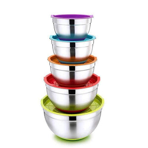 stainless bowls set