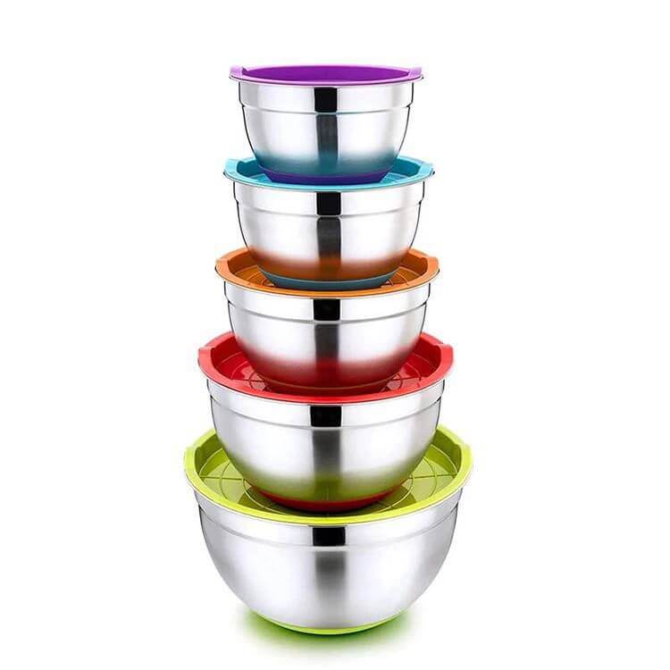 stainless bowls set